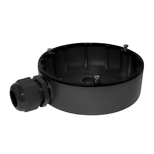 Hikvision DS-1280ZJ-DM8 Junction Box for Dome Cameras, Indoor & Outdoor Use, Load Capacity 1kg, Black