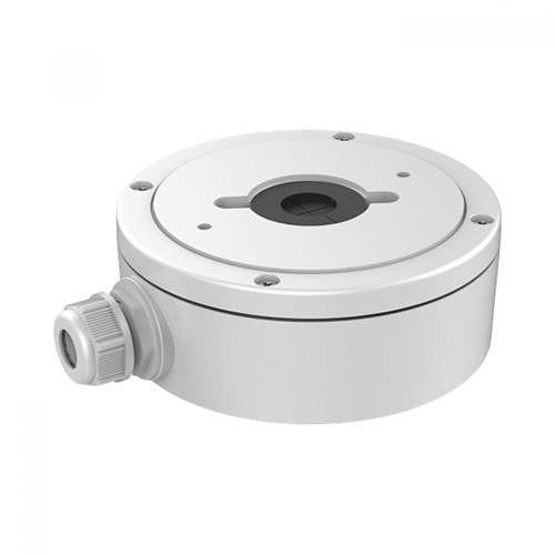Hikvision DS-1280ZJ-PT6 Junction Box for Dome Cameras, Indoor & Outdoor Use, Load Capacity 4.5kg, White