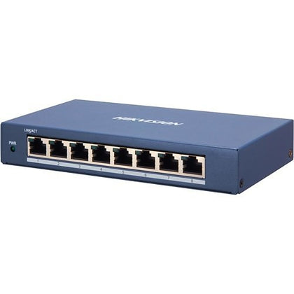 Hikvision DS-3E1508-EI Pro Series 8-Port Managed Network Switch, 8 × 1 Gbps RJ45, 5W