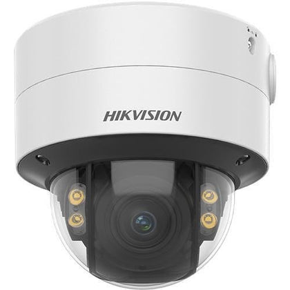 Hikvision DS-2CD2747G2-LZS Pro Series, ColorVu IP67 4MP 3.6-9mm Motorized Varifocal Lens, IR 40M IP Dome Camera, White