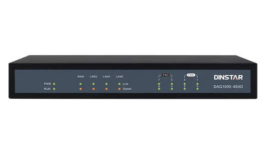 Dinstar DAG1000-8O 4*FXO+ 4*FXS Gateway (DAG1000-4S4O) Dinstar VoIP GSM Gateways  VoIP Supplies