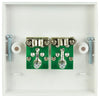 Double F-Type Screw Wallplate AV:Link Commercial Audio  VoIP Supplies