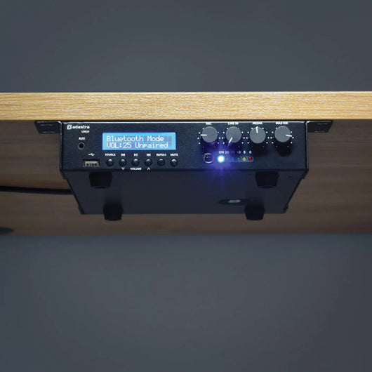 Fonestar PROX-30 Compact 30W PA Mixer Amplifier with USB, 100V/4Ω Adastra Commercial Audio  VoIP Supplies