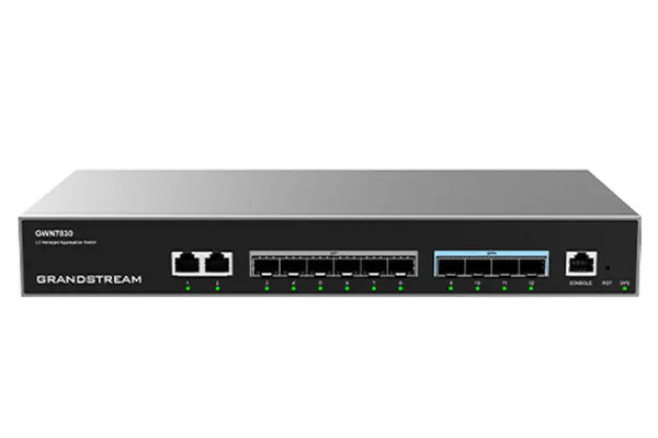 Grandstream GWN7830 12 PORT L3 SWITCH Grandstream   VoIP Supplies