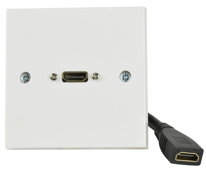 HDMI Wallplate with Female Tail AV:Link Commercial Audio  VoIP Supplies
