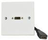 HDMI Wallplate with Female Tail AV:Link Commercial Audio  VoIP Supplies