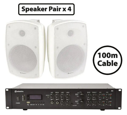 High Quality BH6 Background Music Speaker Packages Adastra Commercial Audio  VoIP Supplies