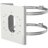 Hikvision DS-1275ZJ-S-SUS Vertical Pole Mount Bracket with Adjustable Diameter, Load Capacity 10kg, White Hikvision   VoIP Supplies