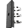 Hikvision DS-1275ZJ-SUS Horizontal Pole Mount Bracket with Adjustable Diameter, Load Capacity 10kg, Black Hikvision   VoIP Supplies