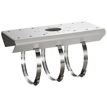 Hikvision DS-1275ZJ-SUS Horizontal Pole Mount Bracket with Adjustable Diameter, Load Capacity 10kg, White Hikvision   VoIP Supplies