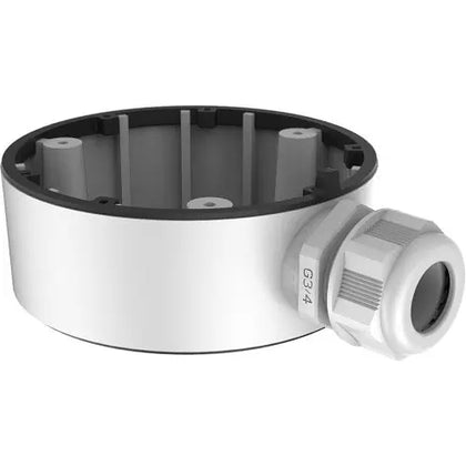 Hikvision DS-1280ZJ-TR13 Junction Box for Dome Cameras, Indoor & Outdoor Use, Load Capacity 1kg, White Hikvision   VoIP Supplies