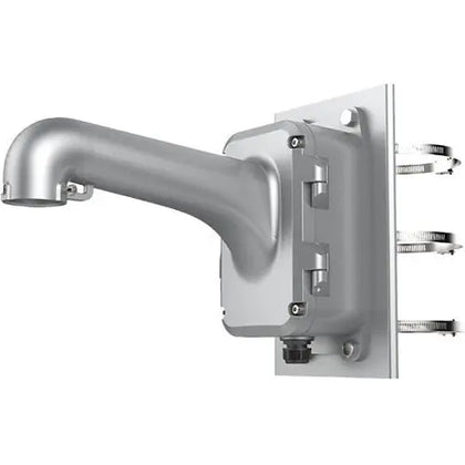 Hikvision DS-1604ZJ-BOX-POLE-P Mounting Bracket for Speed Dome Cameras, Load Capacity 10kg with Junction Box, Grey Hikvision   VoIP Supplies