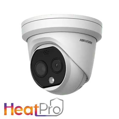 Hikvision DS-2TD1228-2/QA Thermal & Optical Bi-spectrum Network Turret Camera Hikvision Turret  VoIP Supplies