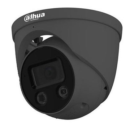 Dahua DH-IPC-HDW3549H-AS-PV WizSense Series, 5MP Smart TiOC IP Eyeball Camera, 2.8mm Fixed Lens, IR 30M, IP67, PAL, Grey