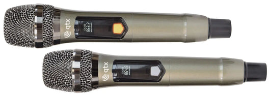 J-MIC Dual UHF Handheld System qtx Commercial Audio  VoIP Supplies
