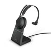 Jabra Evolve2 65 Link380a UC Mono Black Wireless Headset with Desk Stand (26599-889-989) Jabra   VoIP Supplies