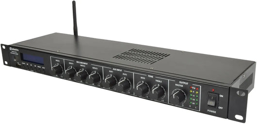 MM240 Mixer Amplifier 2 x 120W Adastra   VoIP Supplies