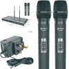 NU20 Dual UHF Wireless Microphone Systems chord Commercial Audio  VoIP Supplies
