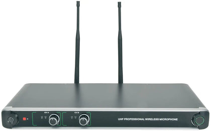 NU20 Dual UHF Wireless Microphone Systems chord Commercial Audio  VoIP Supplies
