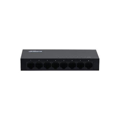 Dahua PFS3008-8GT Access , 8-Port Unmanaged 2-Layer Switch, 8 × 10-100-1000 Base-T, 3W