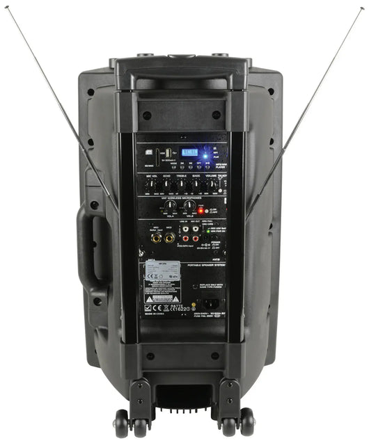 QR Series Portable Powered PA Units qtx Commercial Audio  VoIP Supplies