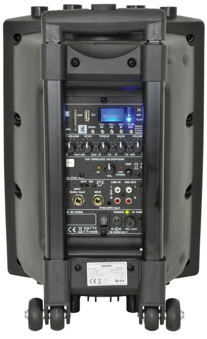 QRPA Portable PA with Bluetooth qtx Commercial Audio  VoIP Supplies
