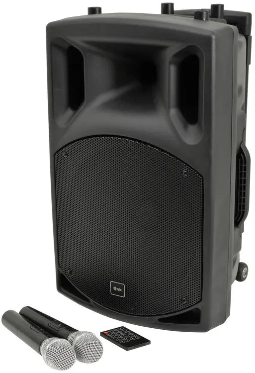 QXPA-plus Portable PA with UHF, USB/SD/FM & Bluetooth qtx Commercial Audio  VoIP Supplies