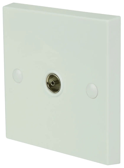 TV Aerial Coaxial Wallplate AV:Link Commercial Audio  VoIP Supplies