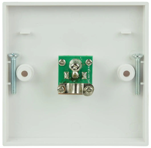 TV Aerial Coaxial Wallplate AV:Link Commercial Audio  VoIP Supplies