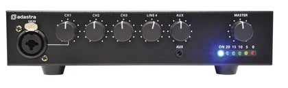 UA Series Compact 100V Mixer-Amplifiers Adastra Commercial Audio  VoIP Supplies