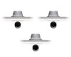 Ubiquiti UniFi UVC-G3-F-C Ceiling Mount for UVC-G3-Flex - 3 pack UniFi UniFi  VoIP Supplies