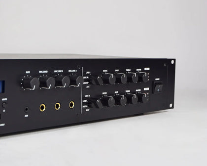 V-122 Dual Zone 100V Mixer-Amplifier 2 x 120W Adastra   VoIP Supplies