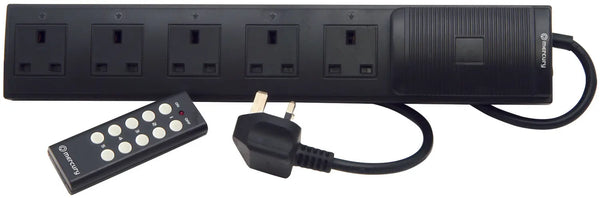 Wireless Remote Control 5 Gang Extension Lead Adastra Commercial Audio  VoIP Supplies