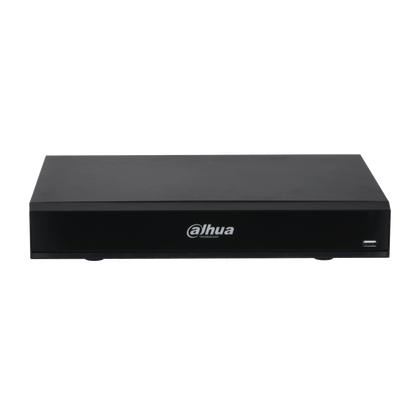 Dahua XVR7108HE-4K-I3 WizSense 8-Channel 4K Penta-Brid HDCVI DVR, 128Mbps, Mini 1U, 1HDD