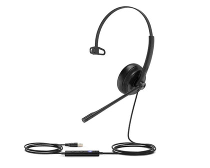 Yealink UH34 Mono USB Wired Teams Headset Yealink Microsoft Teams  VoIP Supplies