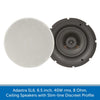 Adastra SL6 - 6.5 inch 40W In-Ceiling Speakers, 8 Ohms (Sold in Pairs)