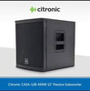 Citronic CASA-28BA 400W Active Subwoofer, 2 x 8