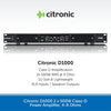 Click to expand  Citronic D1000 2 x 500W Class-D Power Amplifier, 4-8 Ohms   Citronic D1000 2 x 500W Class-D Power Amplifier, 4-8 Ohms   Citronic D1000 2 x 500W Class-D Power Amplifier, 4-8 Ohms Citronic D1000 2 x 500W Class-D Power Amplifier, 4-8 Ohms