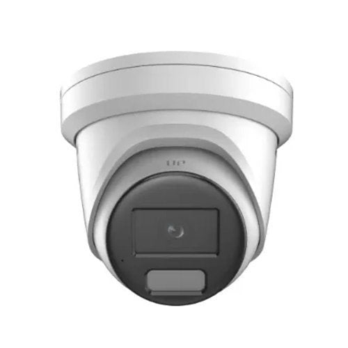 Hikvision DS-2CD2387G2H-LIU(2.8mm)(eF) Pro Series, 8MP Smart Hybrid Light with ColorVu IP Turret Camera with Microphone, 2.8mm Fixed Lens, IP67, White