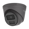 4MP Hilook by Hikvision IPC-T249HA-LUG(2.8mm)(Grey) ColorVu Smart Hybrid Light Fixed Turret IP Cam