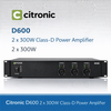 Citronic D600 2 x 300W Class-D Power Amplifier