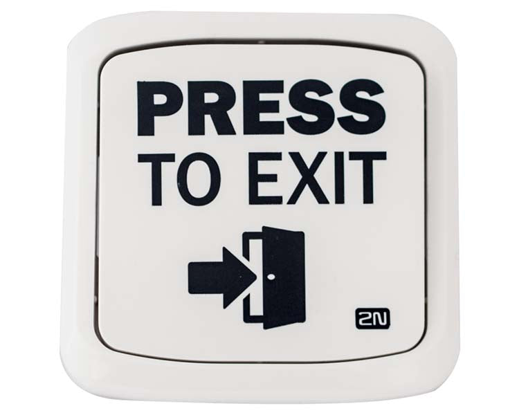 2N Exit button (suitable for Helios IP Vario/Force with card reader or any model of Helios IP Verso) - flush mount only (9159013)
