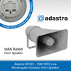 Adastra RH15V - 15W 100V Line, IP66 Rectangular Outdoor Horn Speaker