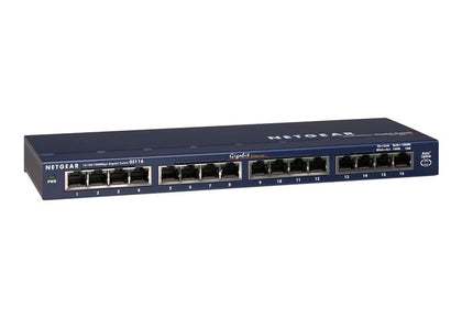 Netgear GS116 Gigabit 16 port Unmanaged Ethernet Switch