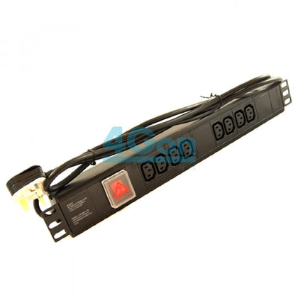 All Rack 8 Way IEC C13 Horizontal/Vertical PDU with UK Lead (PDUIEC8H/V)