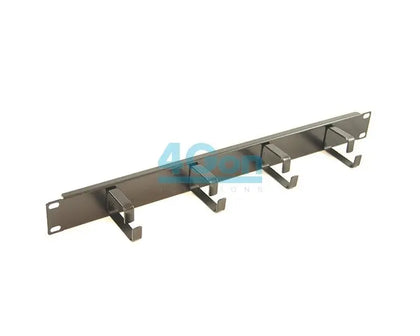 Allrack 1U 4 Ring Cable Tidy or Cable Management Bar (MANBAR1U4R) voipsupplies   VoIP Supplies