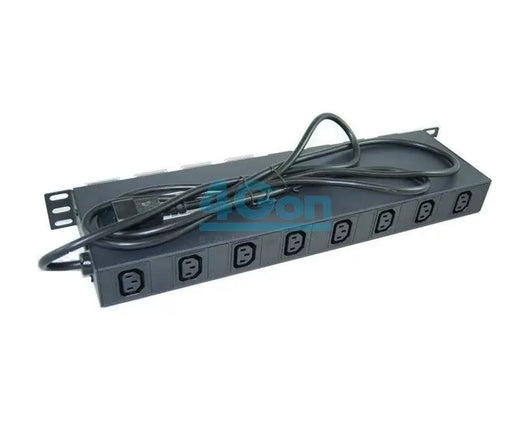 Allrack 8 Way IEC C13 Individually Switched PDU (PDUIEC8INDSW) voipsupplies   VoIP Supplies