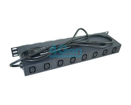 Allrack 8 Way IEC C13 Individually Switched PDU (PDUIEC8INDSW) voipsupplies   VoIP Supplies