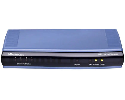 AudioCodes MediaPack 114 Analog VoIP Gateway 4 Port FXO (MP114/4O/SIP) voipsupplies   VoIP Supplies