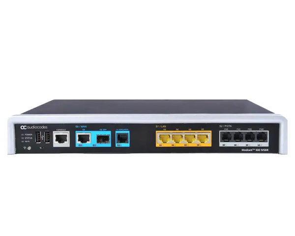 AudioCodes Mediant 500 Multi Service Business Router 1x E1 (M500-1ETC-A1GECS) voipsupplies   VoIP Supplies